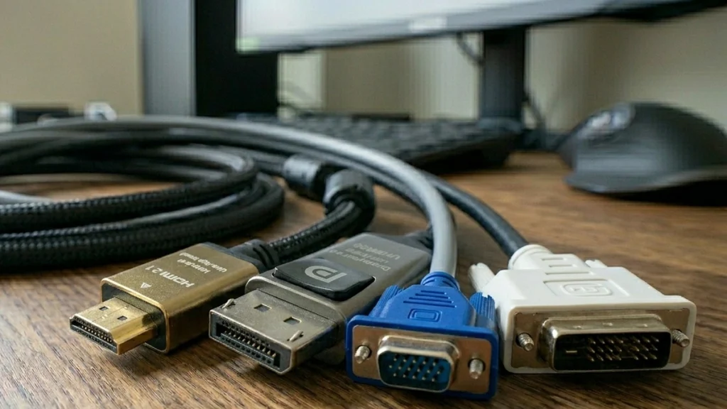 PC-Monitor Kabel, welche und warum